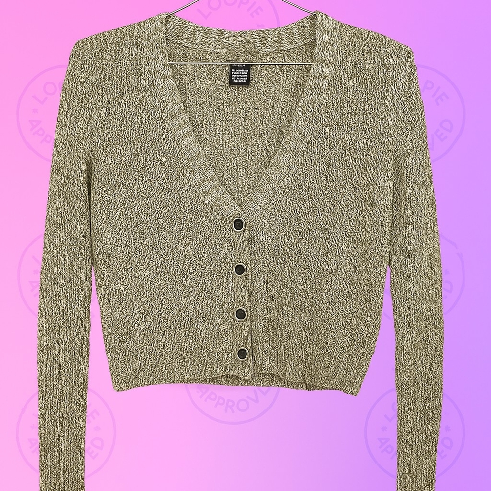 VINTAGE ✨ Y2K WETSEAL CARDIGAN BUTTON UP♻️💚